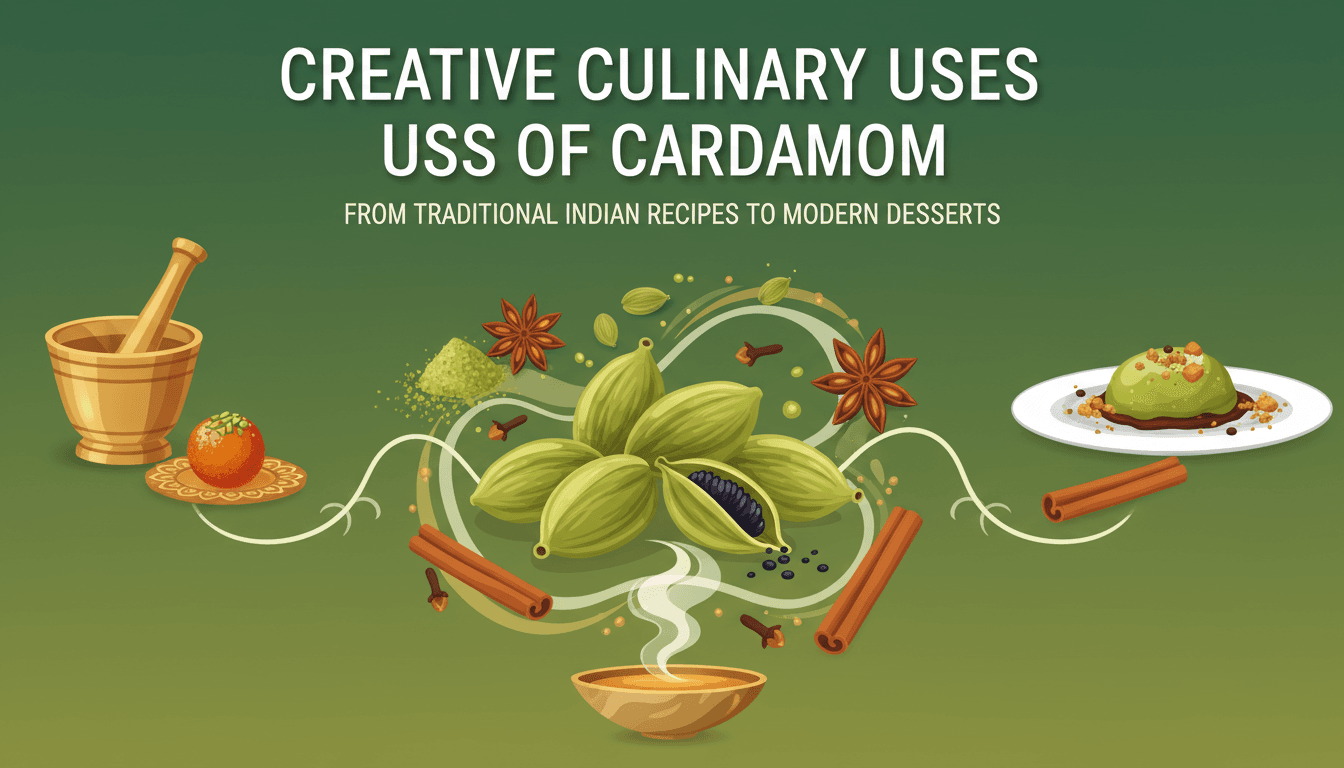 Creative Culinary Uses of Cardamom — From Traditional Indian Recipes to Modern Desserts