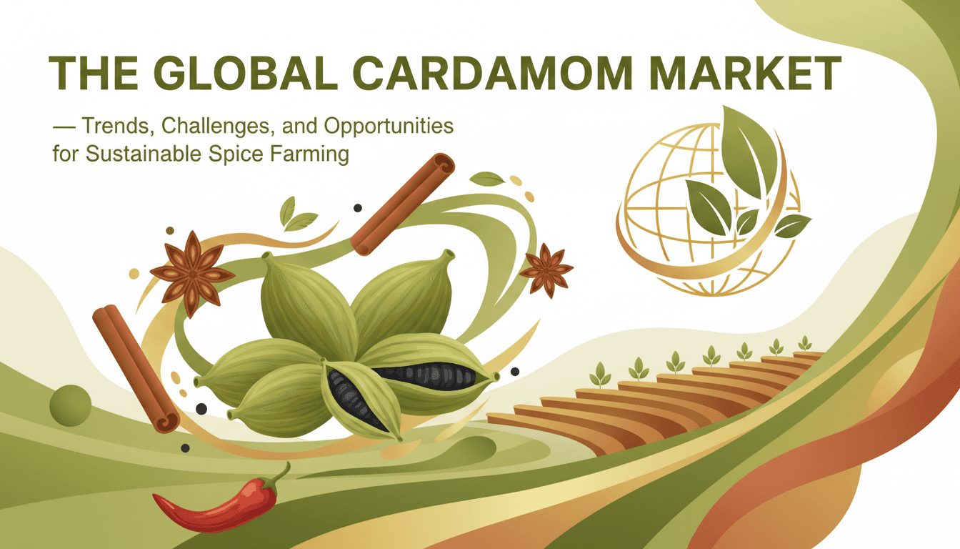 The Global Cardamom Market — Trends, Challenges, and Opportunities for Sustainable Spice Farming