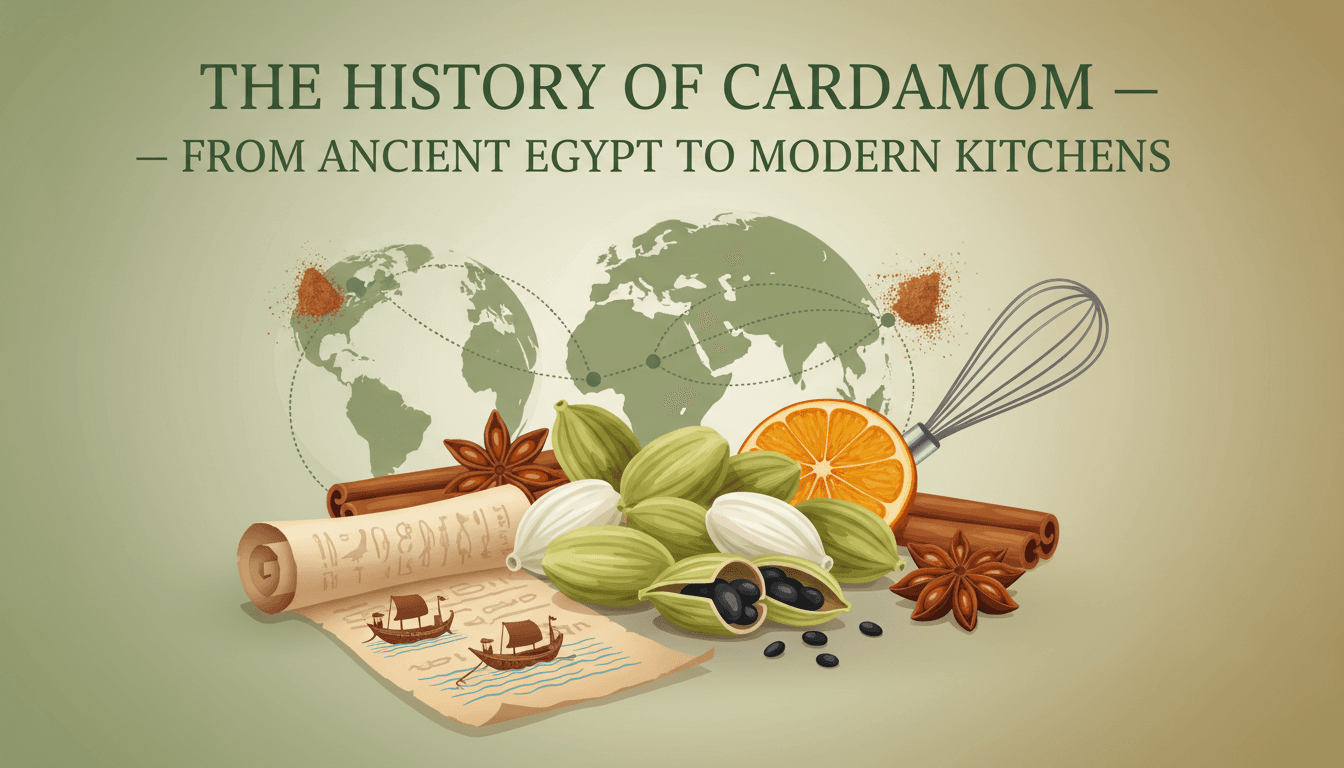 The History of Cardamom — From Ancient Egypt to Modern Kitchens