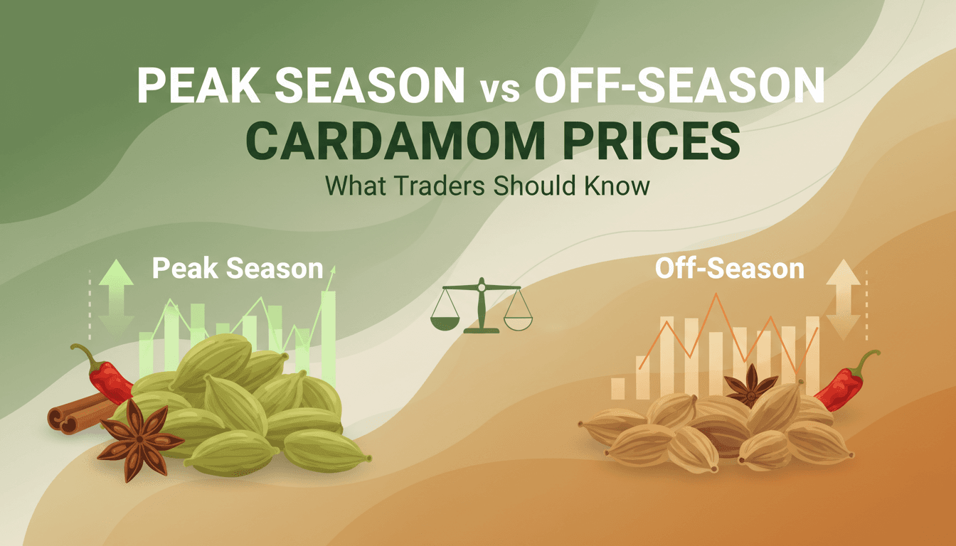Peak Season vs Off-Season Cardamom Prices: What Traders Should Know