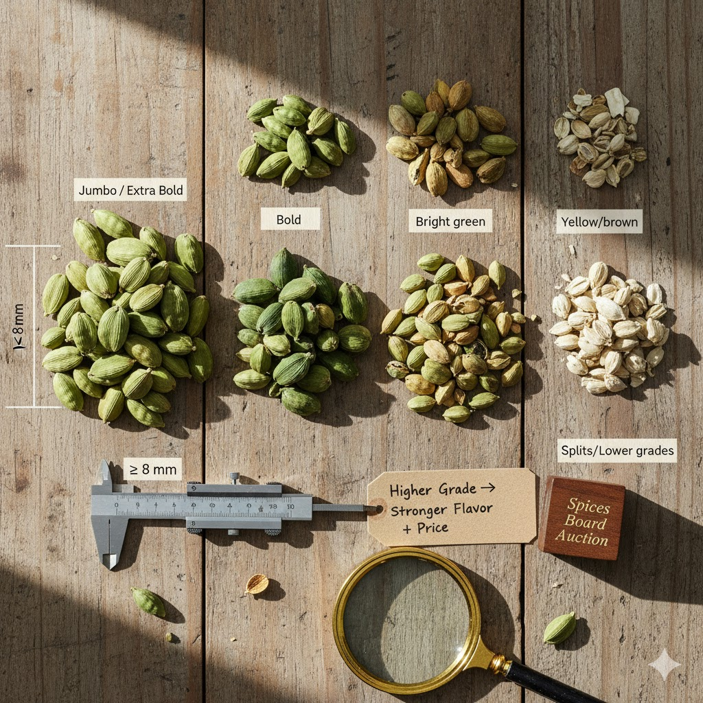 Types of cardamom — green vs black vs wild